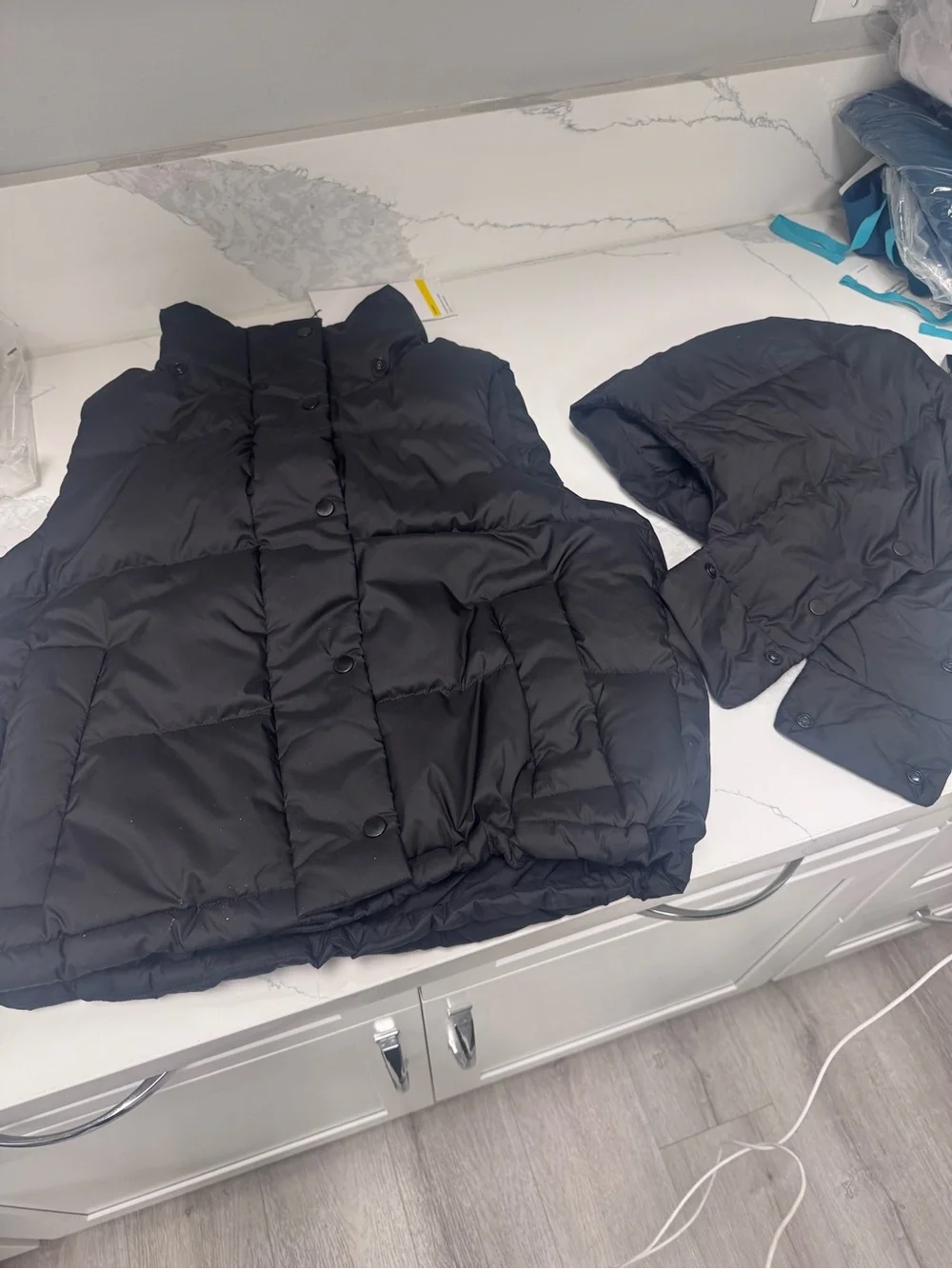lululemon athletica Black Quilted Puffer Vest